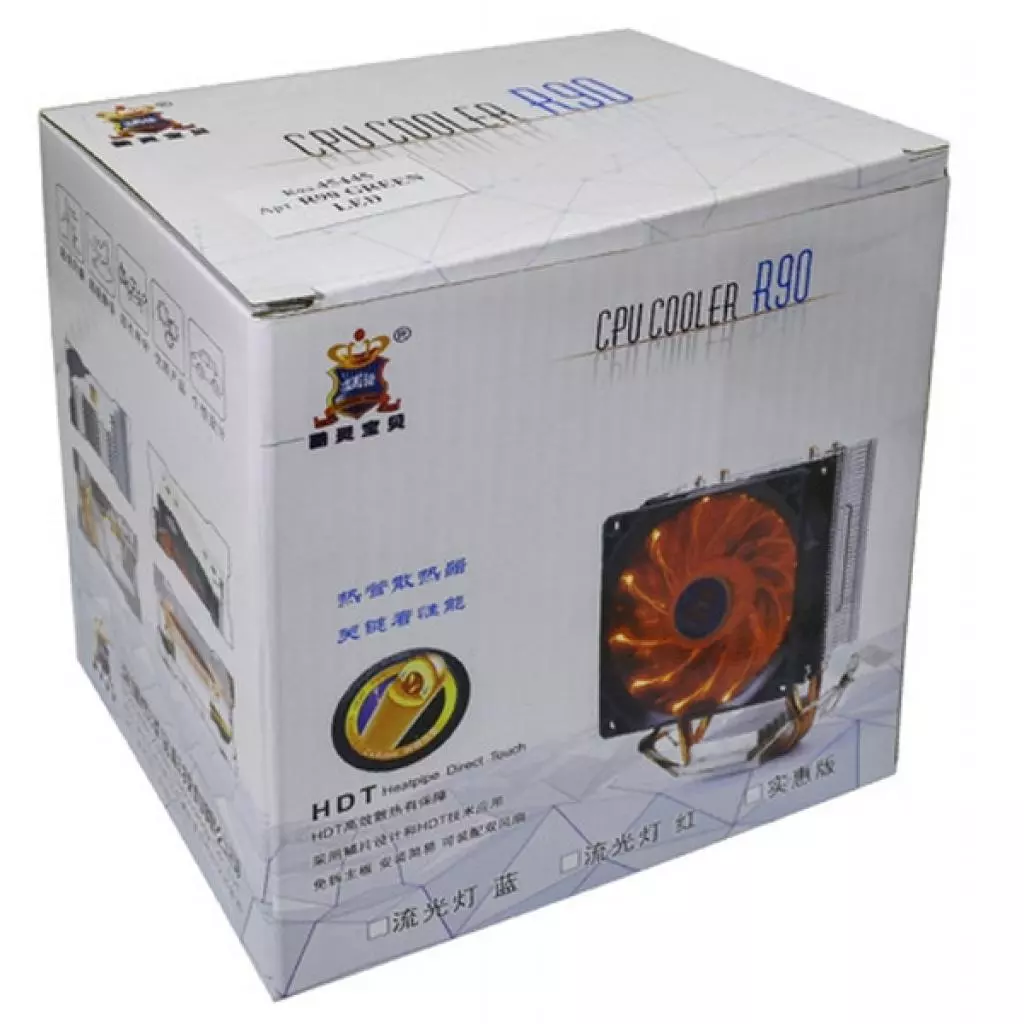 Кулер для процессора Cooling Baby R90 GREEN LED - 5 Кулер для процессора Cooling Baby R90 GREEN LED - 5