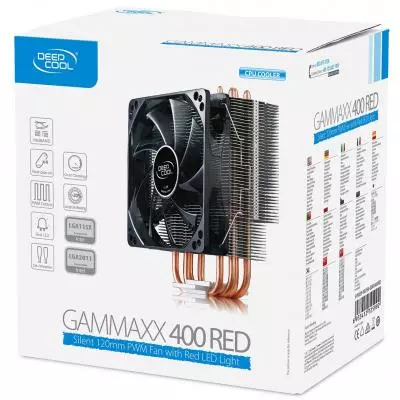 Кулер для процессора Deepcool GAMMAXX 400 RED - 8