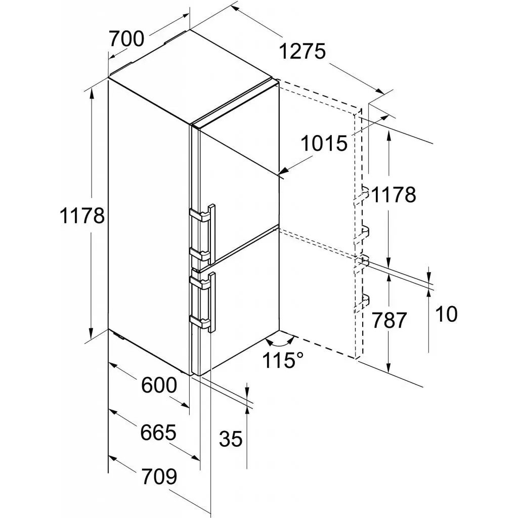 Холодильник Liebherr CN 5715 - 7