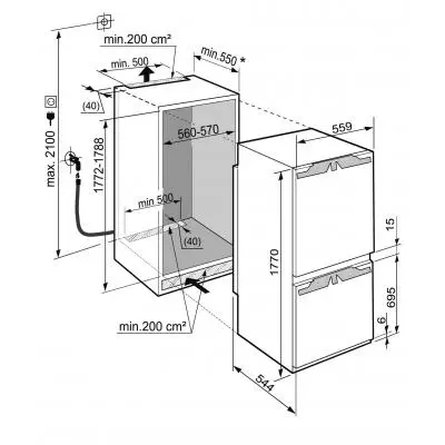 Холодильник Liebherr ICBN 3386 - 11