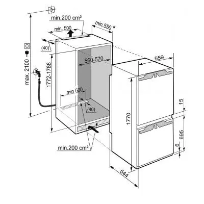 Холодильник Liebherr ICN 3376 - 9