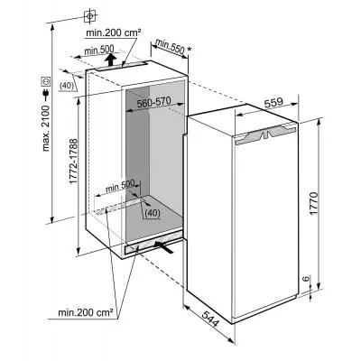 Холодильник Liebherr IKB 3520 - 5
