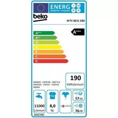 Стиральная машина Beko WTV8633XS0 - 2 Стиральная машина Beko WTV8633XS0 - 2