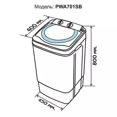 Стиральная машина PRIME Technics PWA701SB - 10 Стиральная машина PRIME Technics PWA701SB - 10