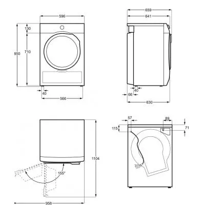 Сушильная машина ELECTROLUX EW6CR428W - 5 Сушильная машина ELECTROLUX EW6CR428W - 5