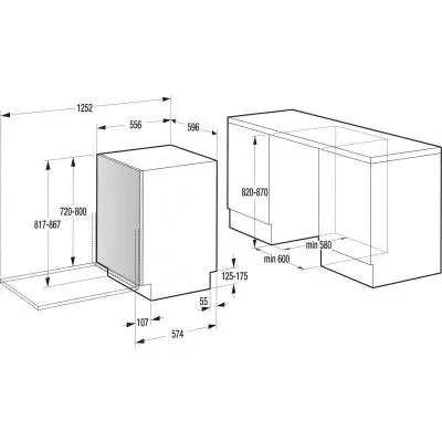 Посудомоечная машина Gorenje GV 68260 (GV68260) - 2 Посудомоечная машина Gorenje GV 68260 (GV68260) - 2