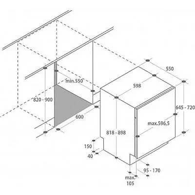 Посудомоечная машина CANDY CDI1D952 - 1 Посудомоечная машина CANDY CDI1D952 - 1
