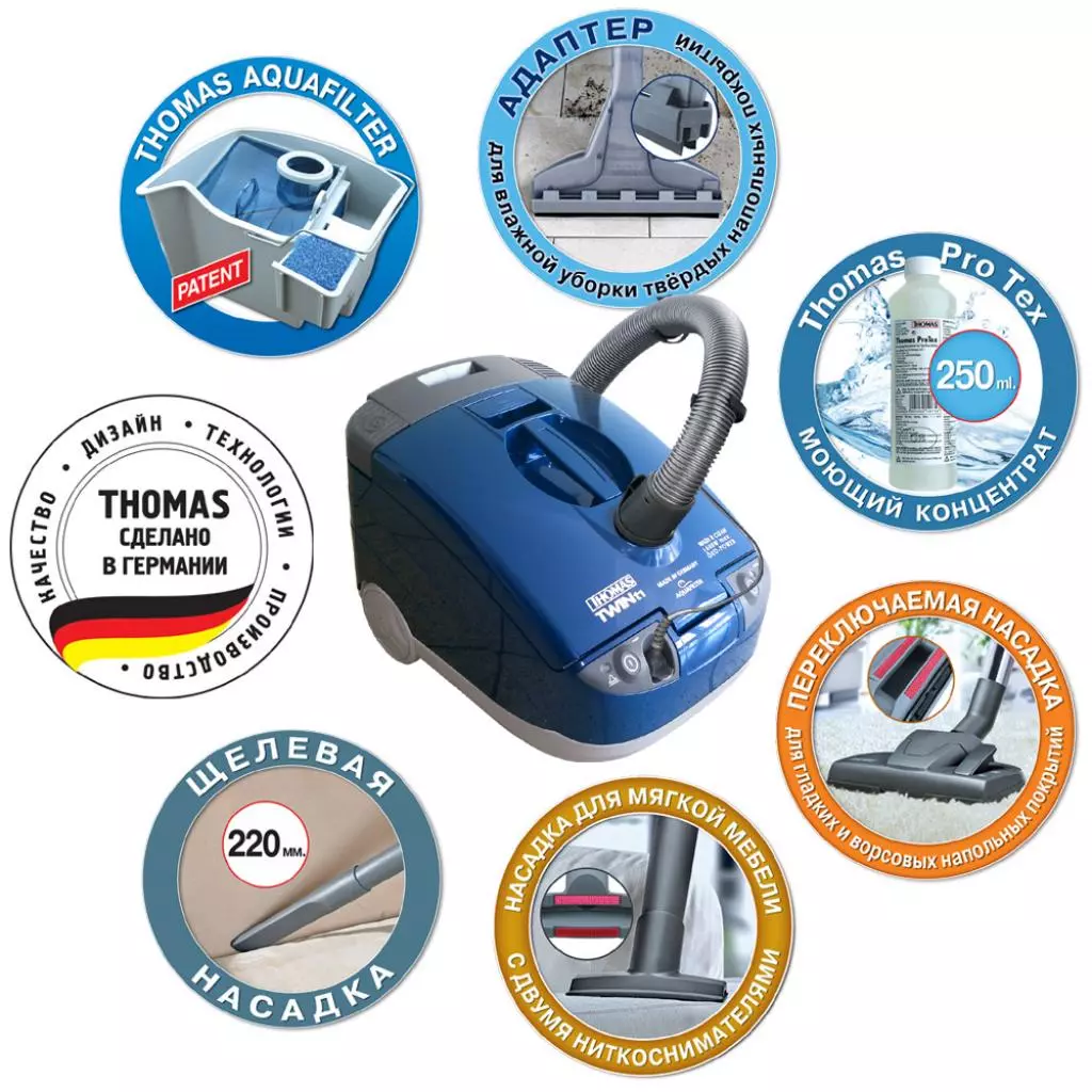 Пылесос Thomas Twin T1 Aquafilter - 5 Пылесос Thomas Twin T1 Aquafilter - 5