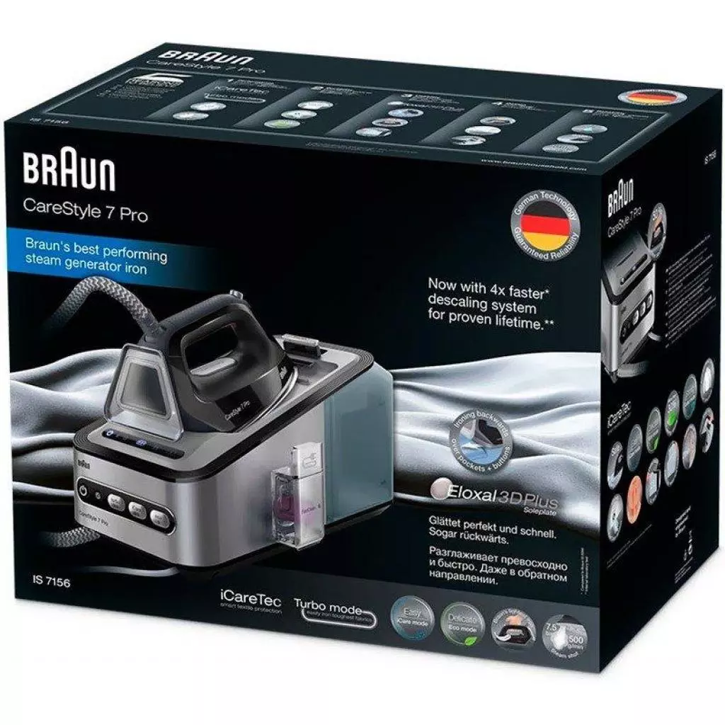 Паровая станция Braun IS 7156 BK (IS7156BK) - 2 Паровая станция Braun IS 7156 BK (IS7156BK) - 2