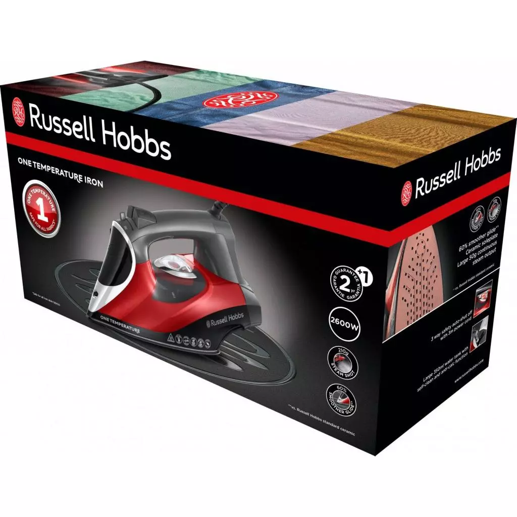 Утюг Russell Hobbs One Temperature (25090-56) - 5 Утюг Russell Hobbs One Temperature (25090-56) - 5