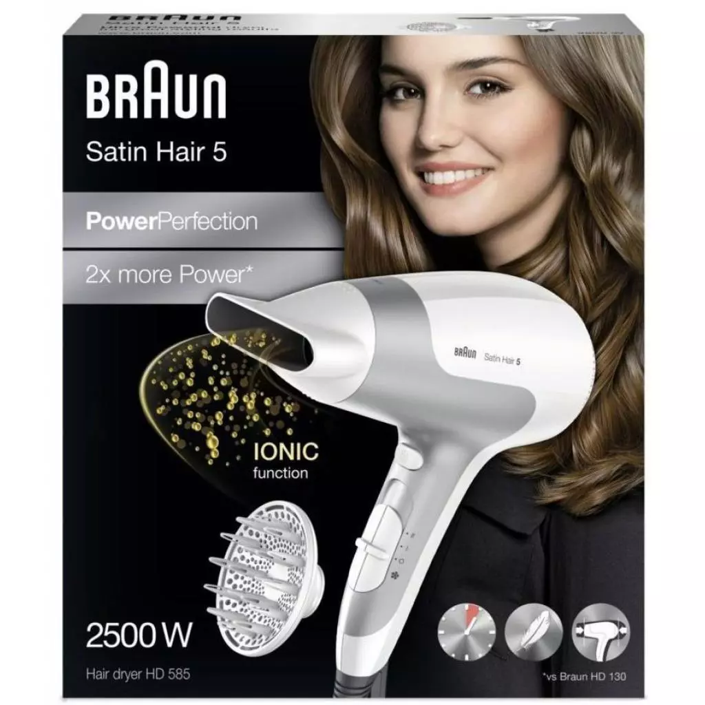 Фен Braun HD 585 (HD585) - 3 Фен Braun HD 585 (HD585) - 3