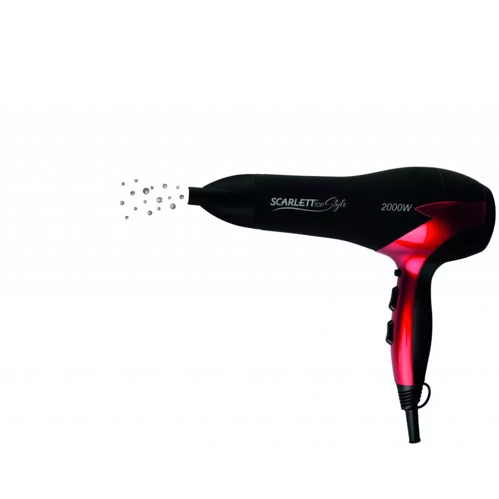 Фен Scarlett SC HD 70I47 black-red (SC-HD70I47black-red) - 3