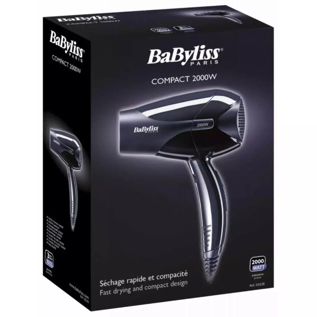 Фен Babyliss D212E - 3
