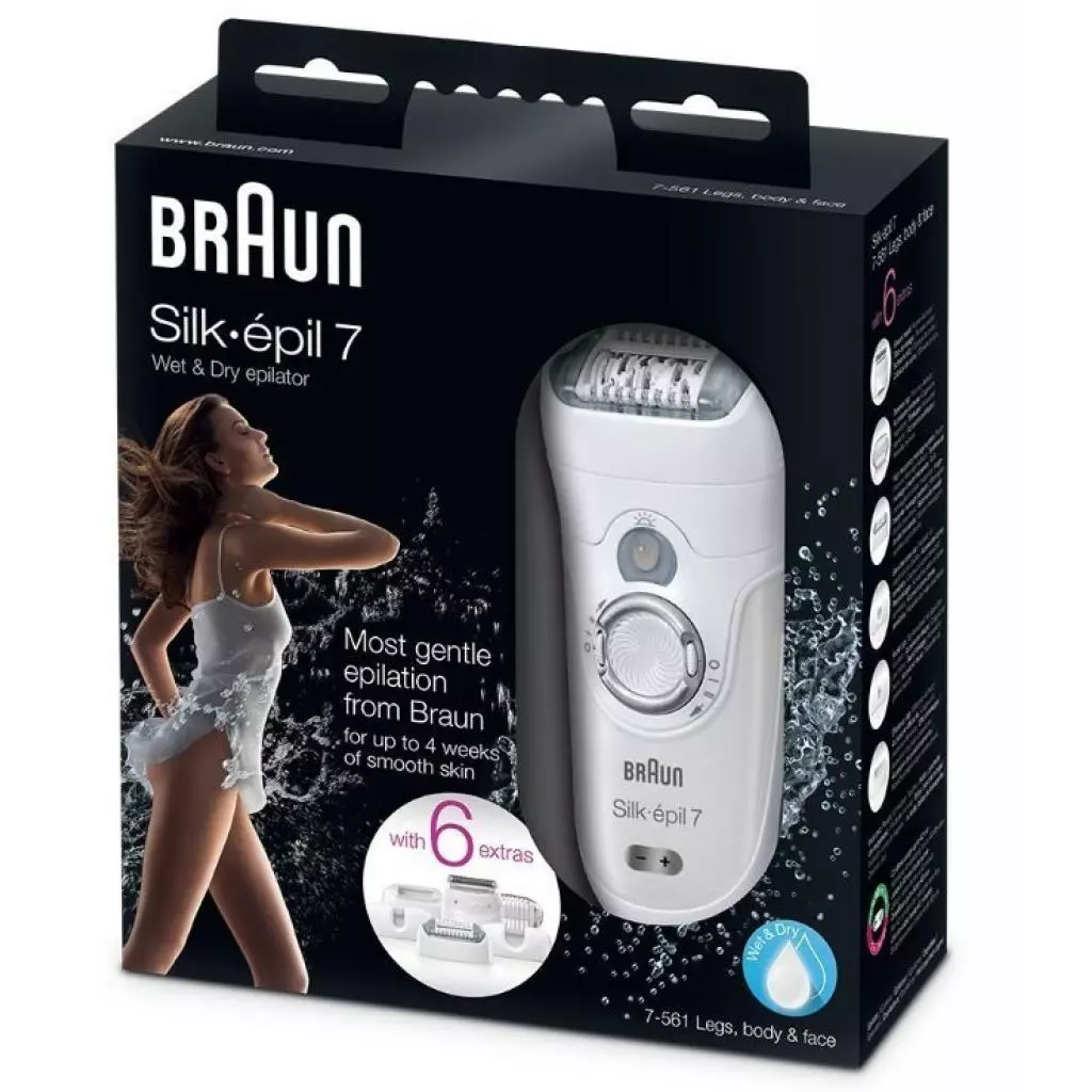Эпилятор Braun SE 7561 (SE7561) - 3 Эпилятор Braun SE 7561 (SE7561) - 3