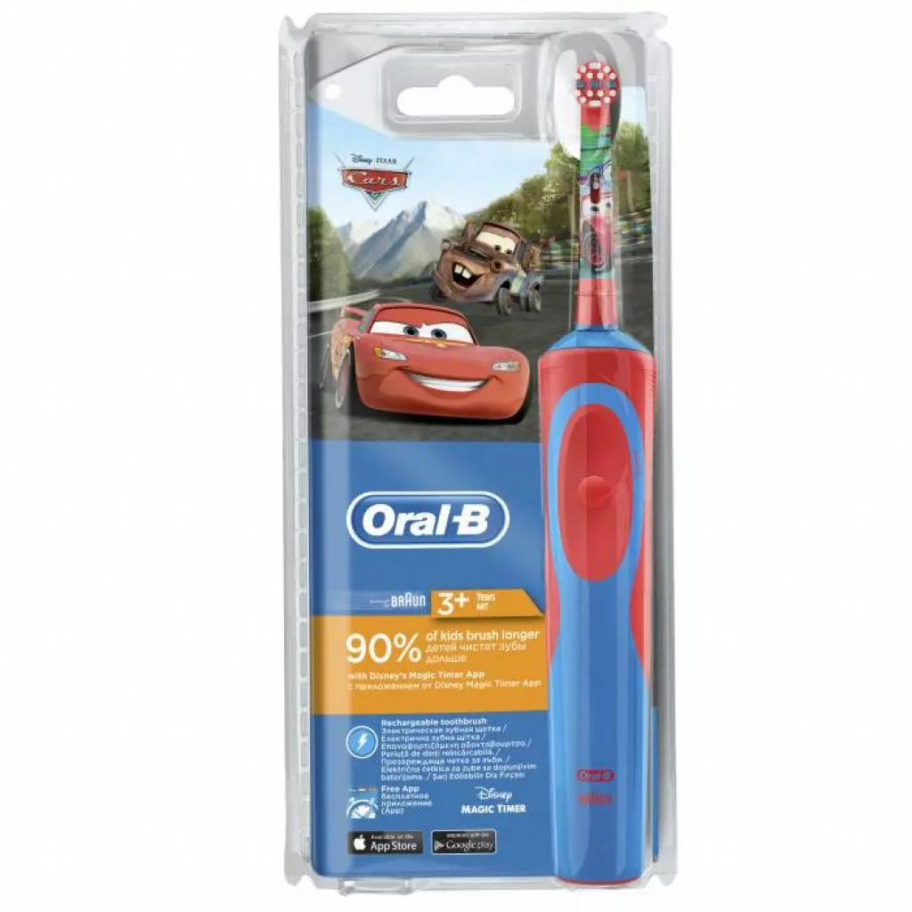 Электрическая зубная щетка Oral-B Cars (D12.513K) - 1