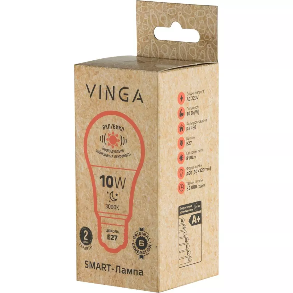 Лампочка Vinga VL-A60E27-103L-CVD - 3 Лампочка Vinga VL-A60E27-103L-CVD - 3
