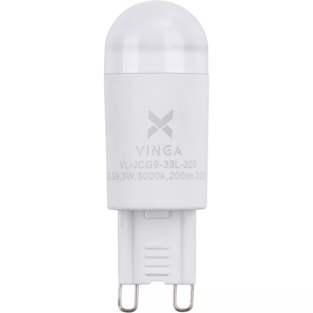 Лампочка Vinga VL-JCG9-33L-220 - 2 Лампочка Vinga VL-JCG9-33L-220 - 2