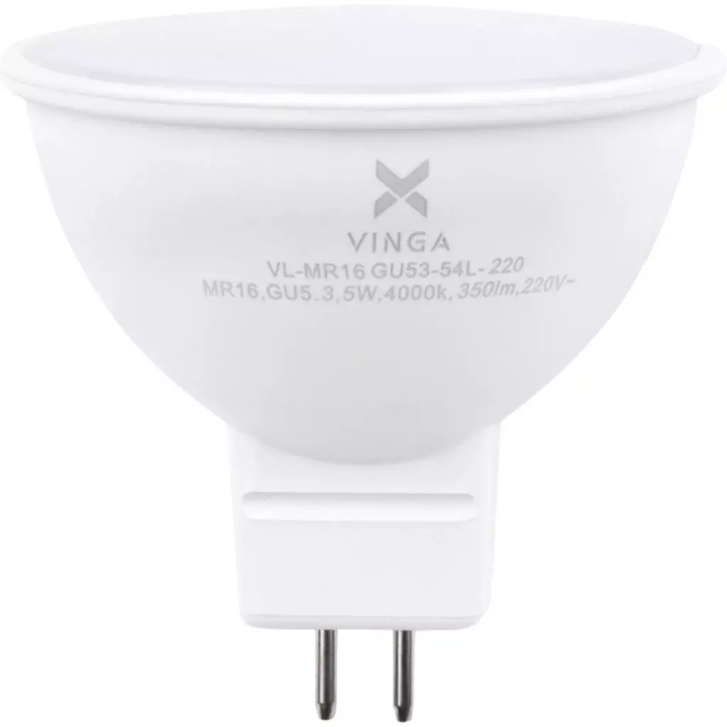 Лампочка Vinga VL-MR16GU53-54L-220 - 2 Лампочка Vinga VL-MR16GU53-54L-220 - 2
