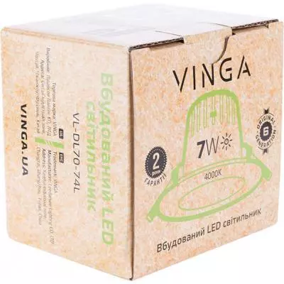 Светильник точечный Vinga VL-DL70-74L - 2 Светильник точечный Vinga VL-DL70-74L - 2