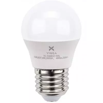 Лампочка Vinga VL-G45E27-63L - 2