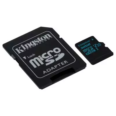 Карта памяти Kingston 32GB microSDHC class 10 UHS-I U3 Canvas Go (SDCG2/32GB) - 2 Карта памяти Kingston 32GB microSDHC class 10 UHS-I U3 Canvas Go (SDCG2/32GB) - 2