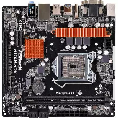 Материнская плата ASRock H110M-HDV R3.0 - 1 Материнская плата ASRock H110M-HDV R3.0 - 1