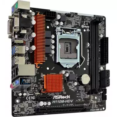 Материнская плата ASRock H110M-HDV R3.0 - 3 Материнская плата ASRock H110M-HDV R3.0 - 3