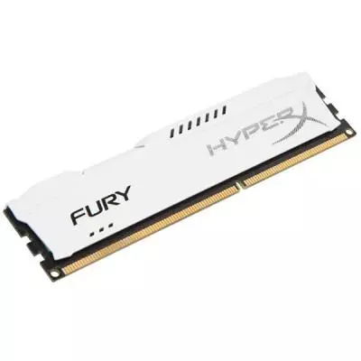 Модуль памяти для компьютера DDR3 8Gb 1866 MHz HyperX Fury White Kingston Fury (ex.HyperX) (HX318C10FW/8) - 1