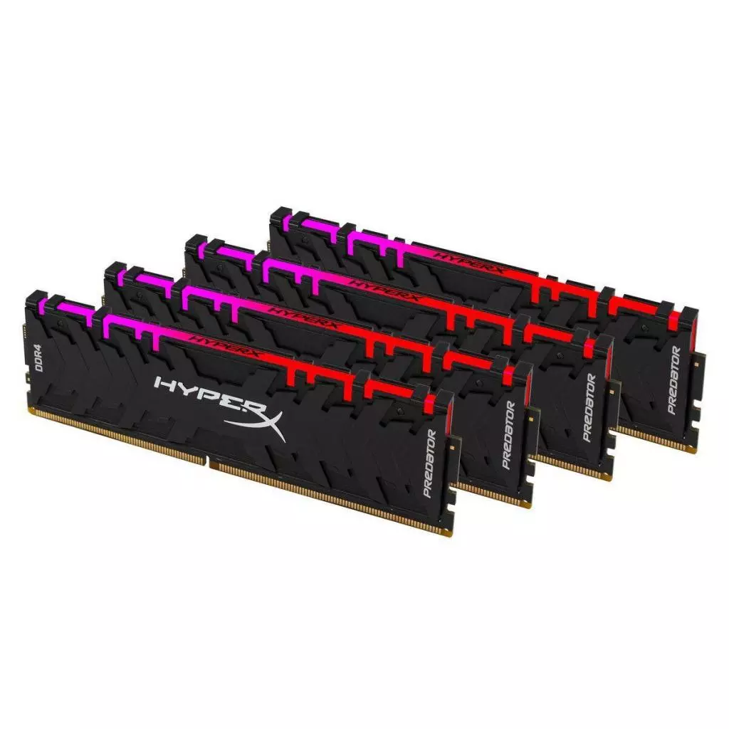 Модуль памяти для компьютера DDR4 32GB (4x8GB) 3200 MHz HyperX Predator Kingston Fury (ex.HyperX) (HX432C16PB3AK4/32) - 1 Модуль памяти для компьютера DDR4 32GB (4x8GB) 3200 MHz HyperX Predator Kingston Fury (ex.HyperX) (HX432C16PB3AK4/32) - 1