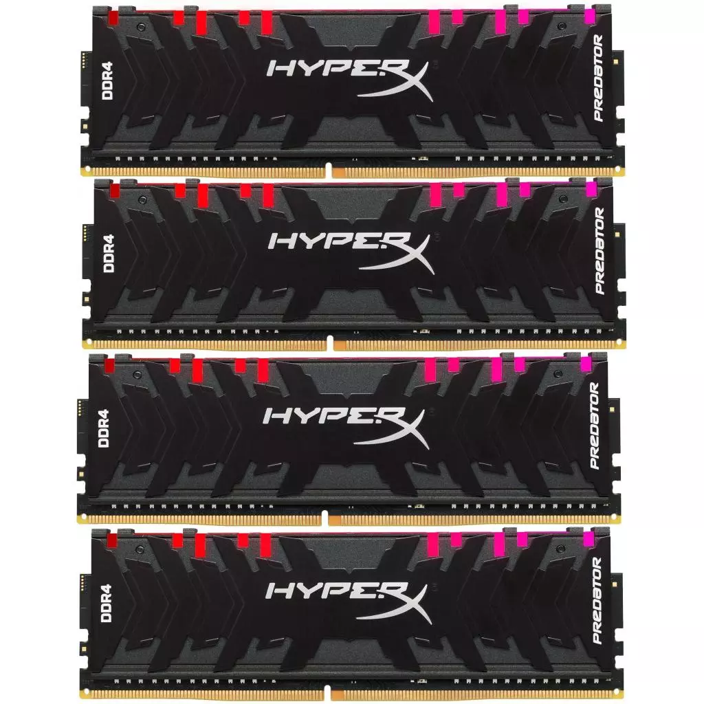 Модуль памяти для компьютера DDR4 32GB (4x8GB) 3200 MHz HyperX Predator Kingston Fury (ex.HyperX) (HX432C16PB3AK4/32)