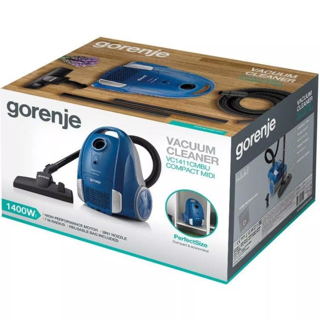 Пылесос Gorenje VC1411CMBU - 3 Пылесос Gorenje VC1411CMBU - 3