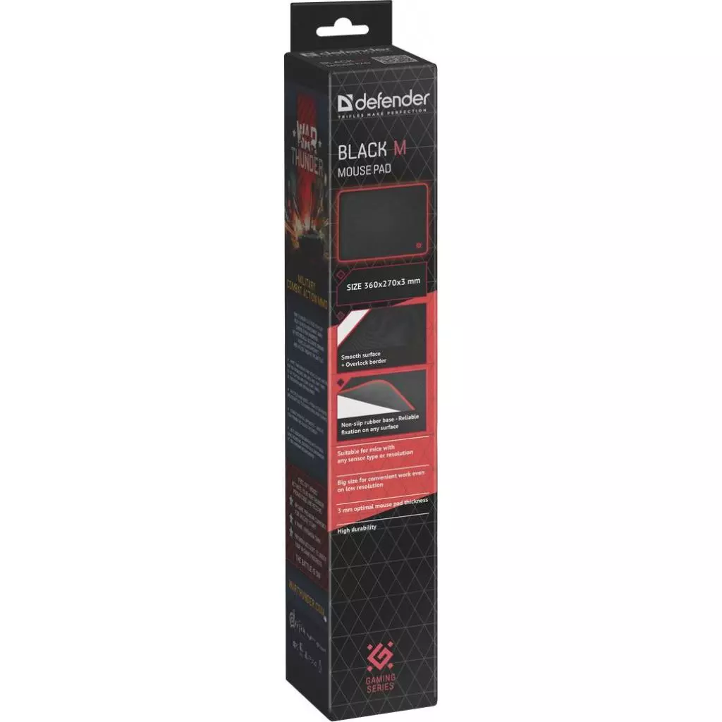 Коврик для мышки Defender Black M (50560) - 3