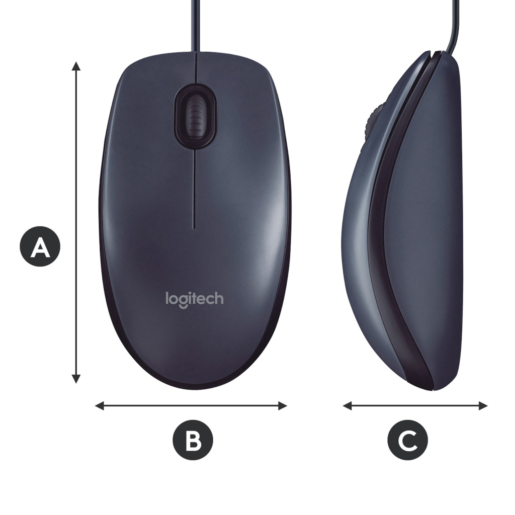 Мышка Logitech B100 (910-003357) - 7 Мышка Logitech B100 (910-003357) - 7