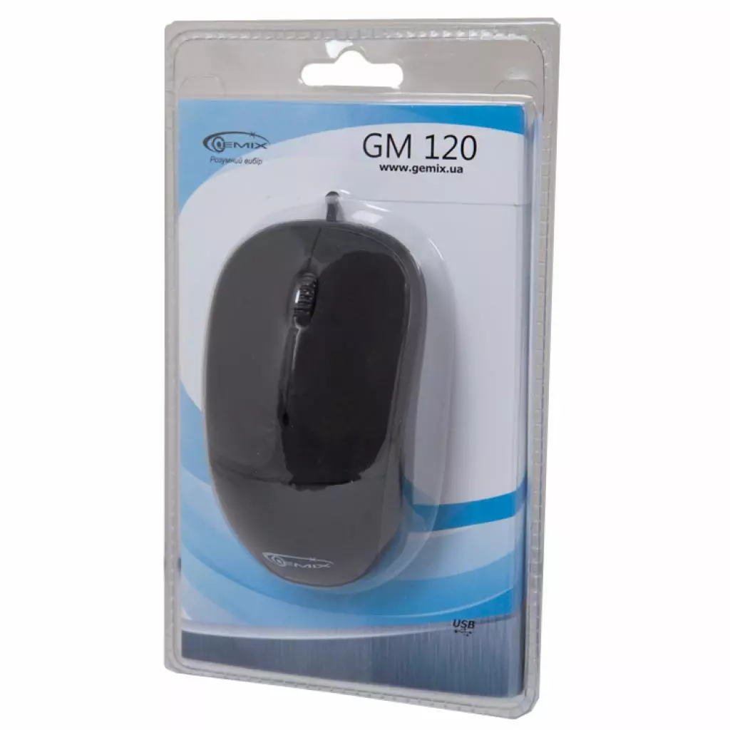 Мышка Gemix GM120 black - 3 Мышка Gemix GM120 black - 3
