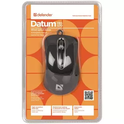 Мышка Defender Datum MM-070 Black (52070) - 4 Мышка Defender Datum MM-070 Black (52070) - 4