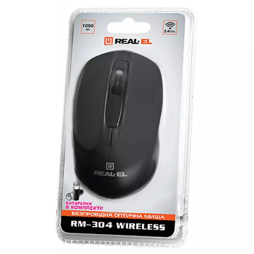 Мышка REAL-EL RM-304 black - 3 Мышка REAL-EL RM-304 black - 3
