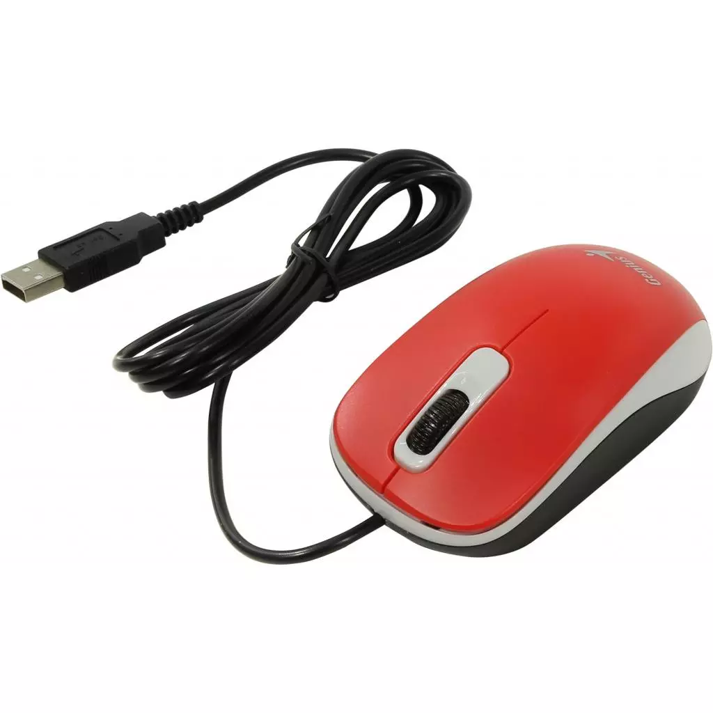 Мышка Genius DX-110 USB Red (31010116104) - 1 Мышка Genius DX-110 USB Red (31010116104) - 1