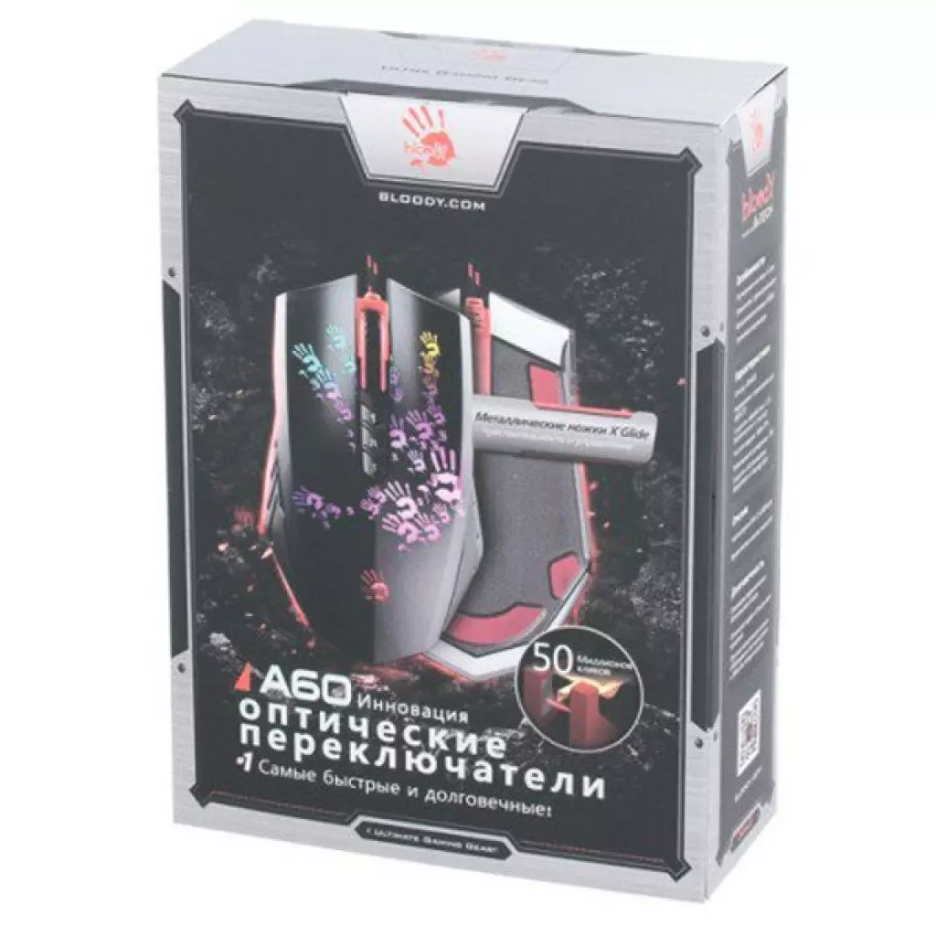 Мышка A4tech Bloody A60 Black - 3 Мышка A4tech Bloody A60 Black - 3