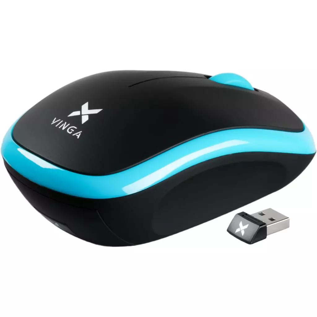 Мышка Vinga MSW-906 black - blue - 1 Мышка Vinga MSW-906 black - blue - 1