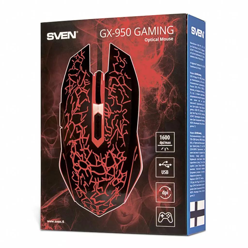 Мышка Sven GX-950 Gaming - 9 Мышка Sven GX-950 Gaming - 9
