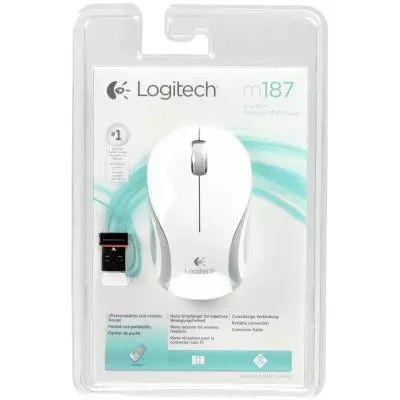 Мышка Logitech M187 White (910-002735) - 3 Мышка Logitech M187 White (910-002735) - 3