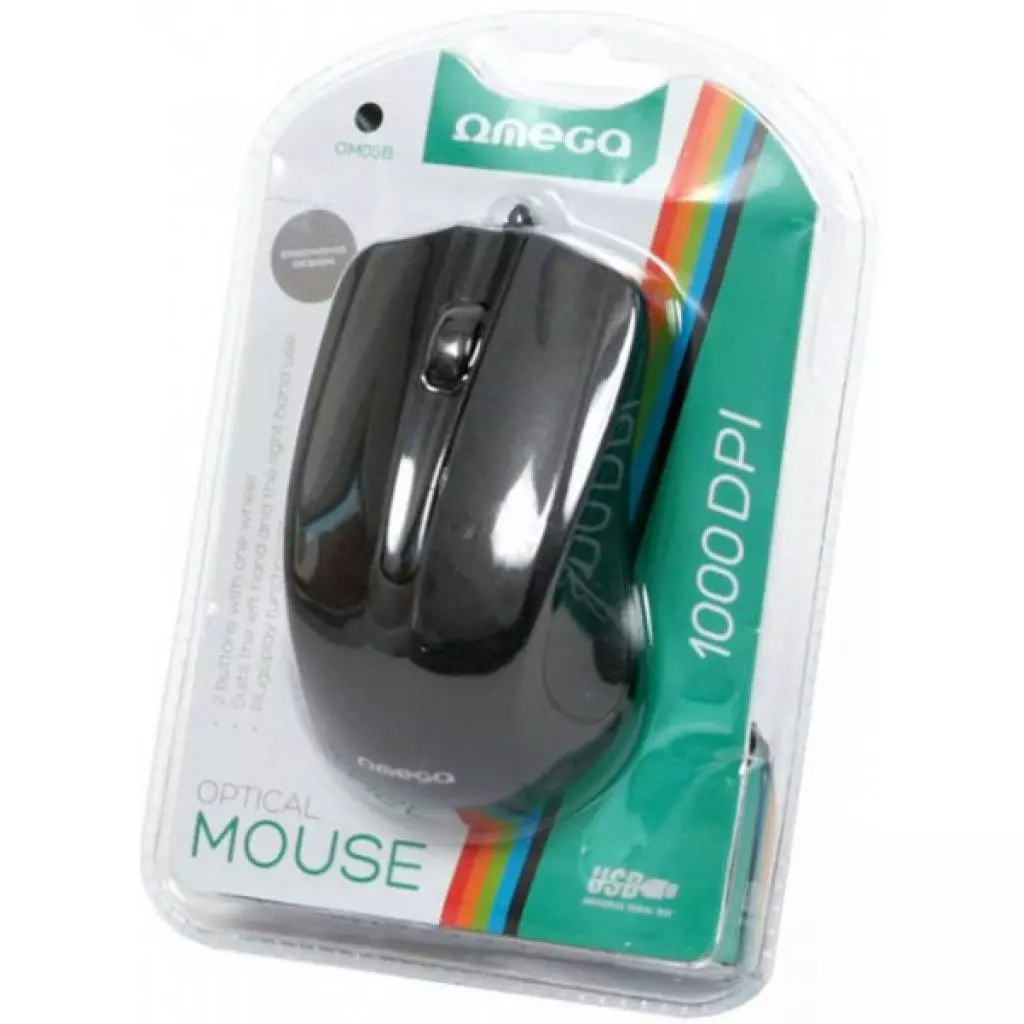 Мышка Omega OM-05B optical black (OM05B) - 3 Мышка Omega OM-05B optical black (OM05B) - 3