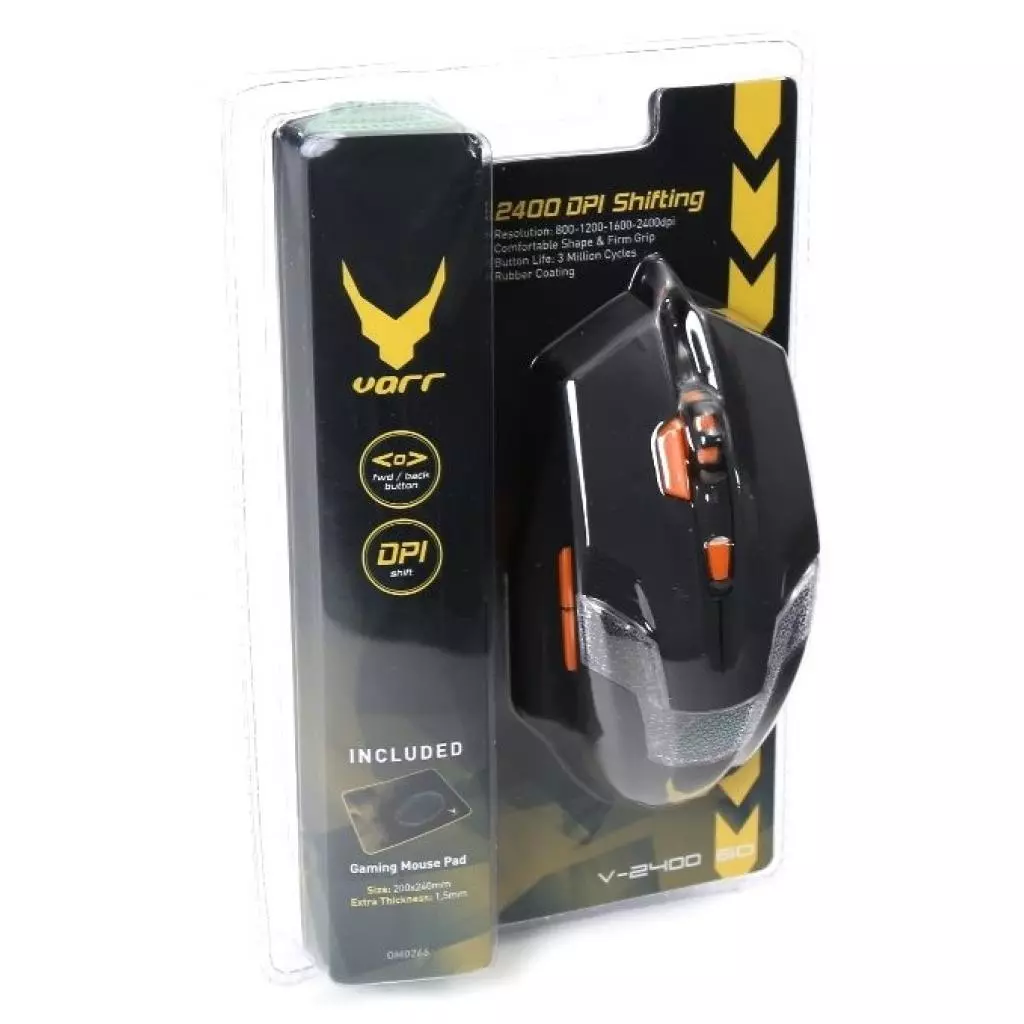 Мышка Omega VARR OM-266 Gaming 6D +Mouse Pad (OM0266) - 4