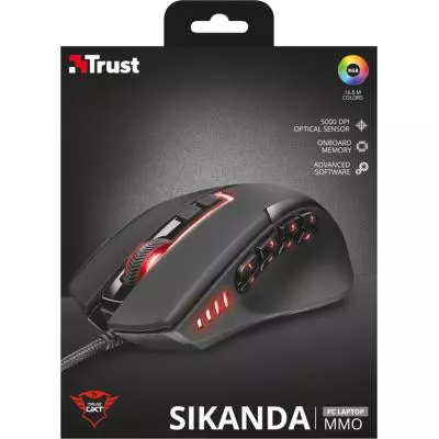 Мышка Trust Sikanda GXT 164 MMO Mouse (21726) - 7