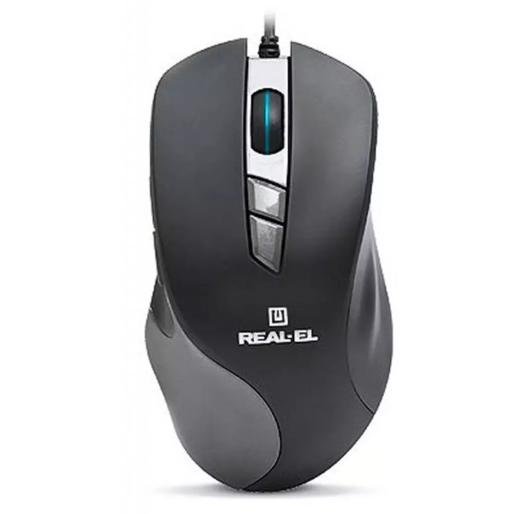Мышка REAL-EL RM-780 Gaming RGB, black-grey - 3 Мышка REAL-EL RM-780 Gaming RGB, black-grey - 3