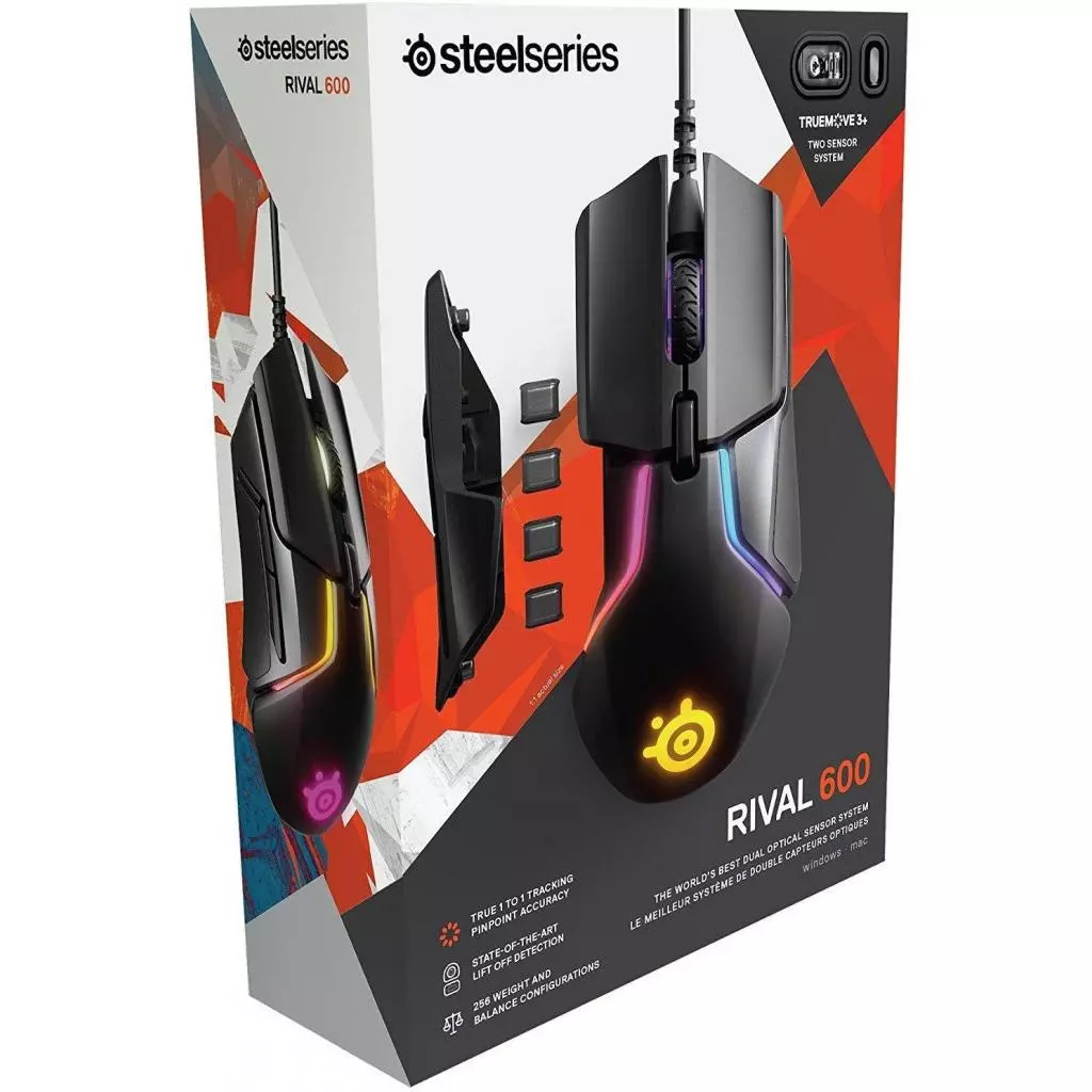 Мышка SteelSeries Rival 600 black (62446) - 9 Мышка SteelSeries Rival 600 black (62446) - 9