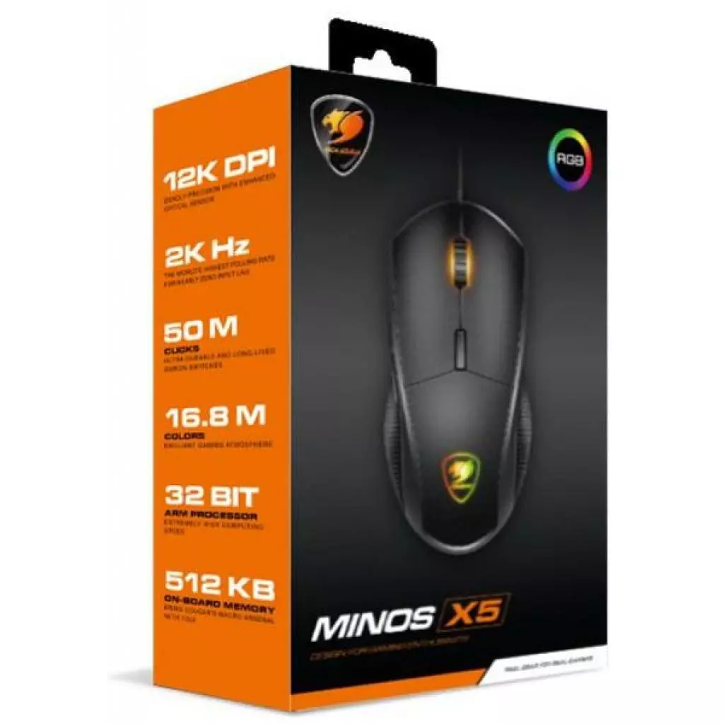 Мышка Cougar Minos X5 Black - 8 Мышка Cougar Minos X5 Black - 8