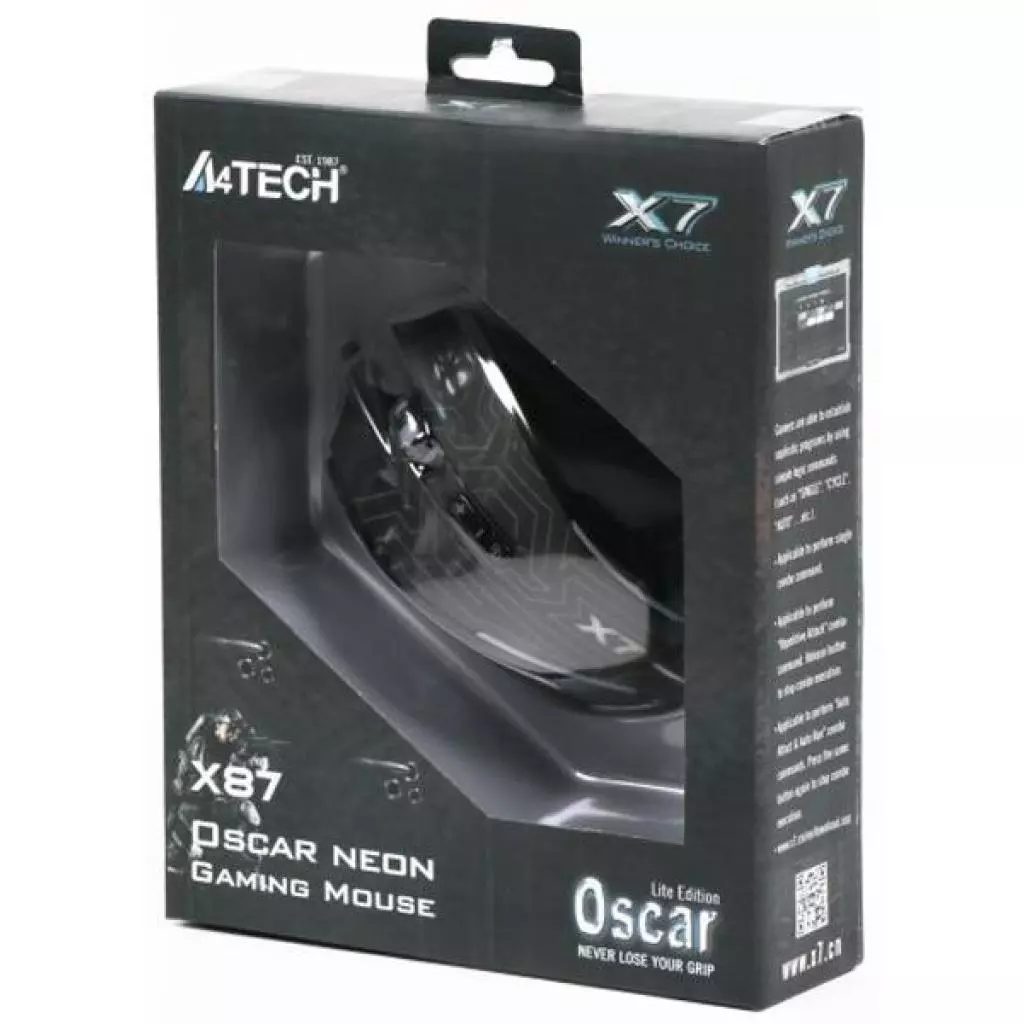 Мышка A4Tech X87 Maze Black - 4 Мышка A4Tech X87 Maze Black - 4