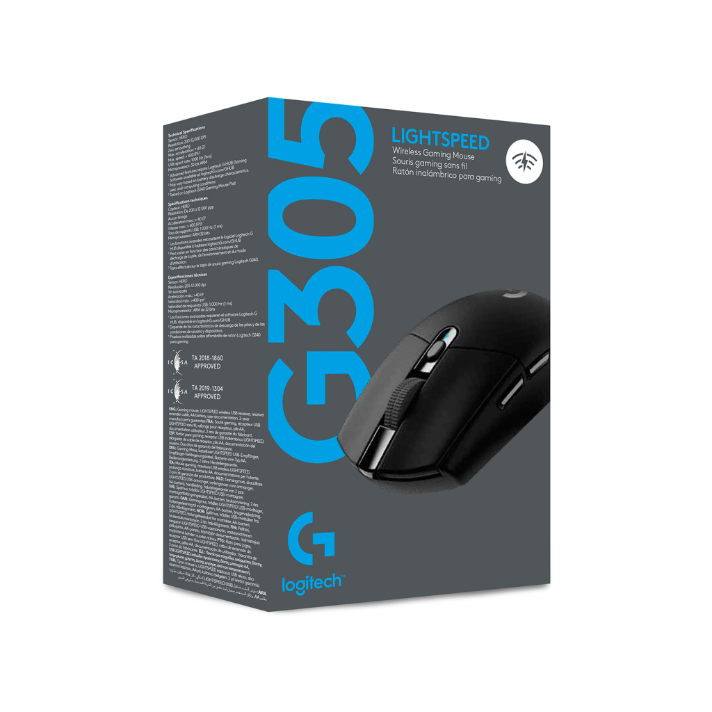 Мышка Logitech G305 Lightspeed Black (910-005282) - 9