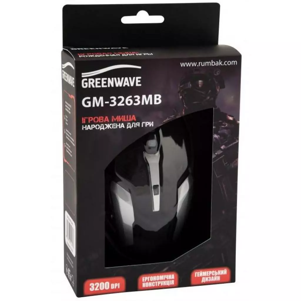 Мышка Greenwave GM-3263MB black (R0015166) - 4 Мышка Greenwave GM-3263MB black (R0015166) - 4